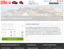 Tablet Screenshot of ibiza-rent-a-car.com